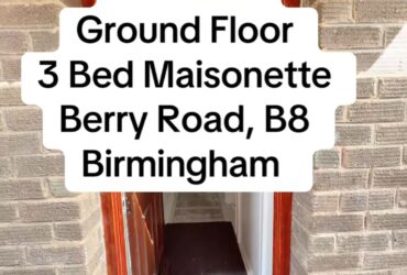3-Bedroom Ground floor Maisonette Flat
