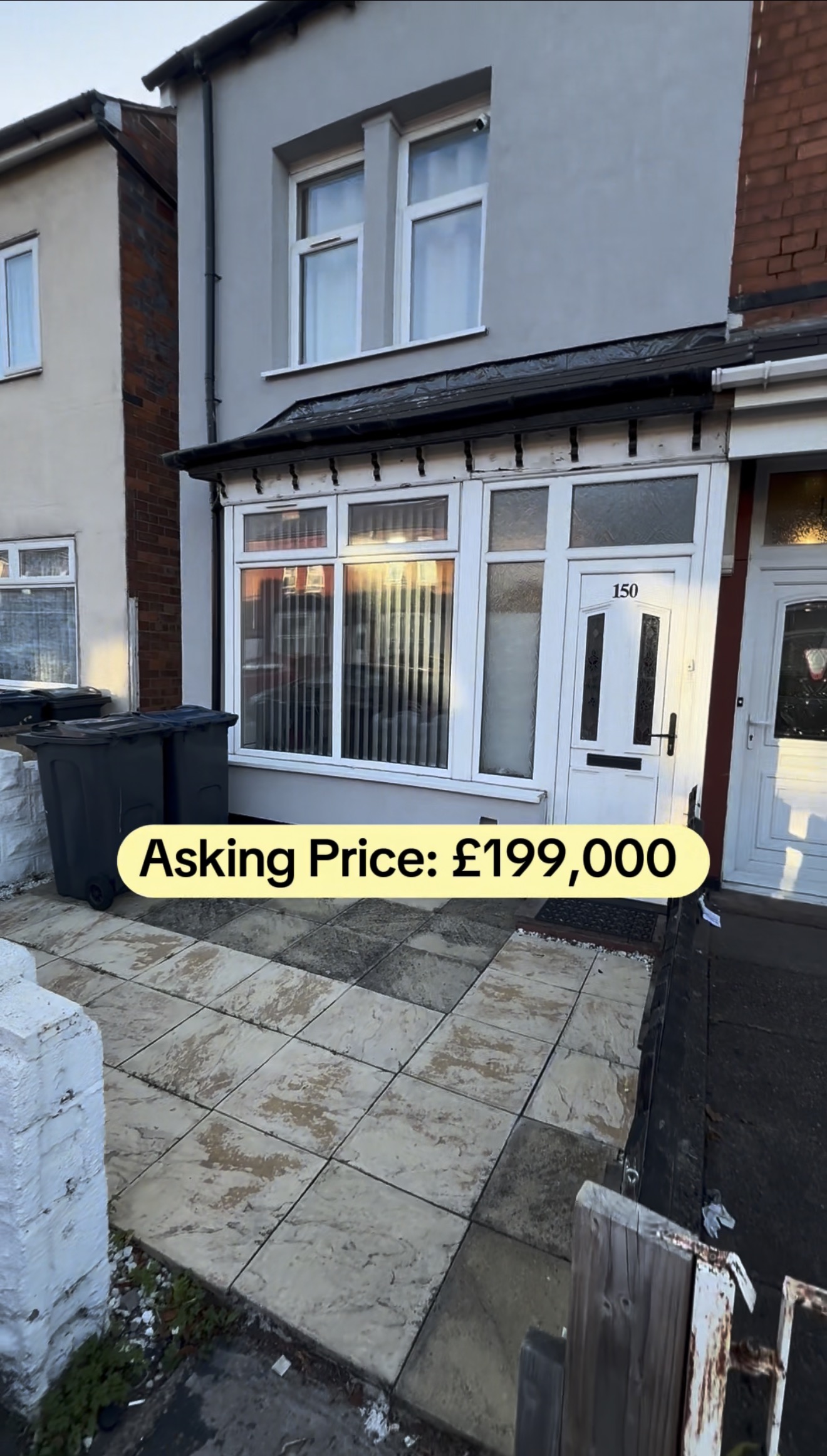 3-Bedroom House For Sale – Sladefield Road, Birmingham B8 | Loft Bedroom with Two Bed Spaces | 2 Reception Areas | Large Garden | £199,000